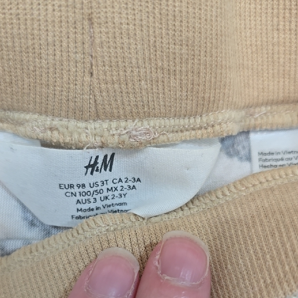 Leopard Print Kids Swear Set - Tan and Black 3/4t - Picture 3 of 6